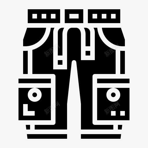 裤子服装时尚svg_新图网 https://ixintu.com 说唱 歌手 裤子 服装时尚 短裤 纯色