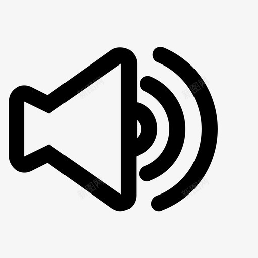 扬声器听力声音svg_新图网 https://ixintu.com 扬声器 听力 声音 桌面 用户界面 套件