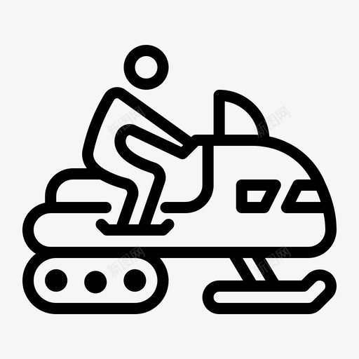 雪橇雪车冬季svg_新图网 https://ixintu.com 冬季 雪橇 雪车 冬季运动 活动