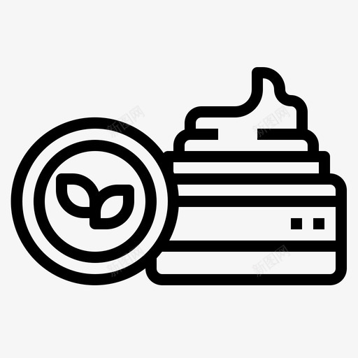面霜美容面部svg_新图网 https://ixintu.com 面霜 美容 面部 皮肤 化妆品