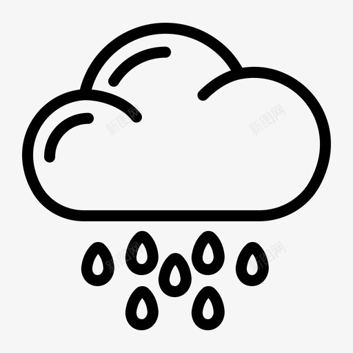 阴雨天气春天svg_新图网 https://ixintu.com 天气 春天 阴雨 阴雨天 阴雨天气