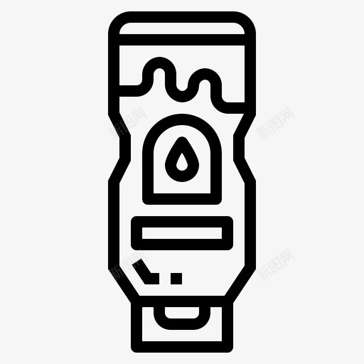 糖浆甜点冰淇淋svg_新图网 https://ixintu.com 冰淇淋 甜点 糖浆 图标 套装