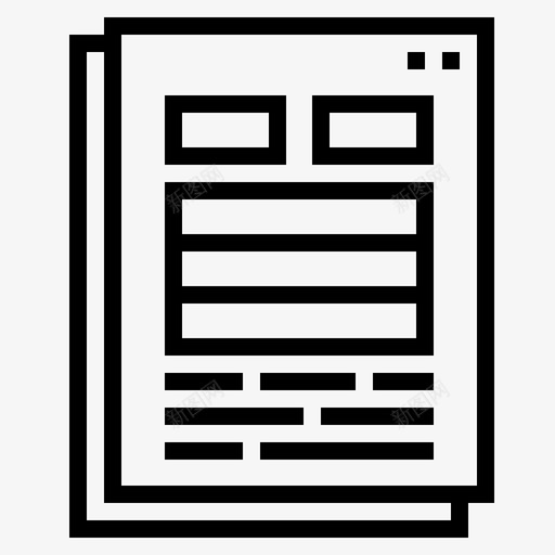 课程商业金融svg_新图网 https://ixintu.com 商业 课程 金融 个人简介 图标