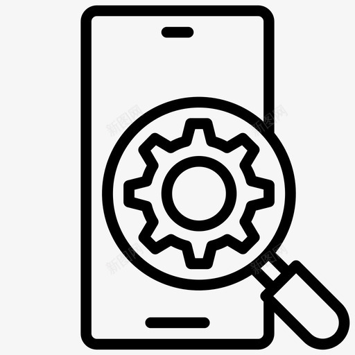 移动开发网络和搜索引擎优化svg_新图网 https://ixintu.com 移动 开发 开发网 网络 搜索引擎 优化