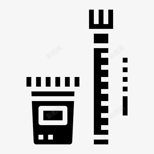 尿液医疗样品svg_新图网 https://ixintu.com 尿液 医疗 样品 测试 健康 固体