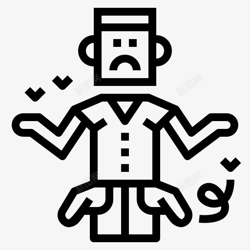 破产的空的钱svg_新图网 https://ixintu.com 破产 空的 钱人