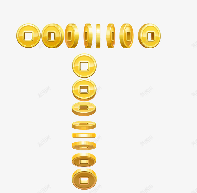 金币序列帧png免抠素材_新图网 https://ixintu.com 金币 序列