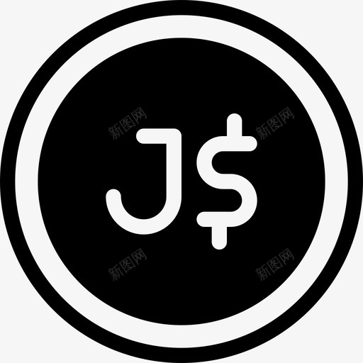 美元商业交易所svg_新图网 https://ixintu.com 商业 美元 交易所 牙买加 主要 货币 字形