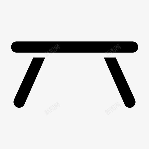 圆桌家具家居svg_新图网 https://ixintu.com 圆桌 家具 家居 室内