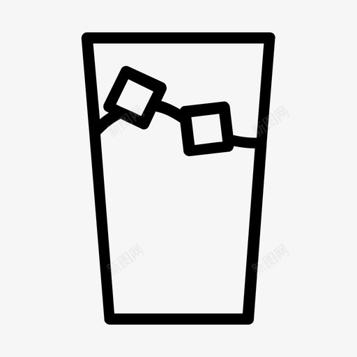 加冰玻璃杯饮料液体svg_新图网 https://ixintu.com 玻璃杯 加冰 饮料 液体 饮用