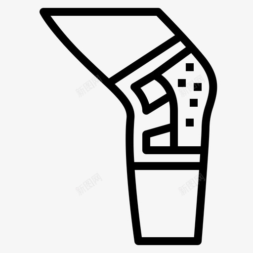 护膝保护安全svg_新图网 https://ixintu.com 护膝 保护 安全 运动 排球