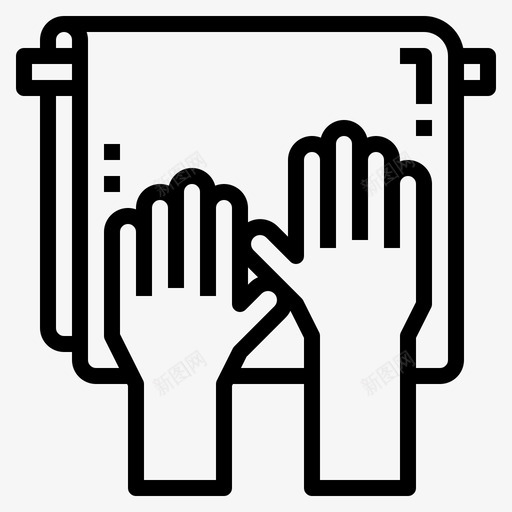 洗手手卫生svg_新图网 https://ixintu.com 洗手 卫生 毛巾