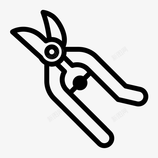 剪枝机切割机园艺svg_新图网 https://ixintu.com 剪枝机 切割机 园艺 剪刀 弹簧