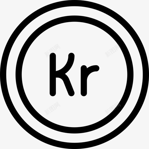 克朗瑞典克朗主要货币24pxsvg_新图网 https://ixintu.com 克朗 瑞典 主要 货币