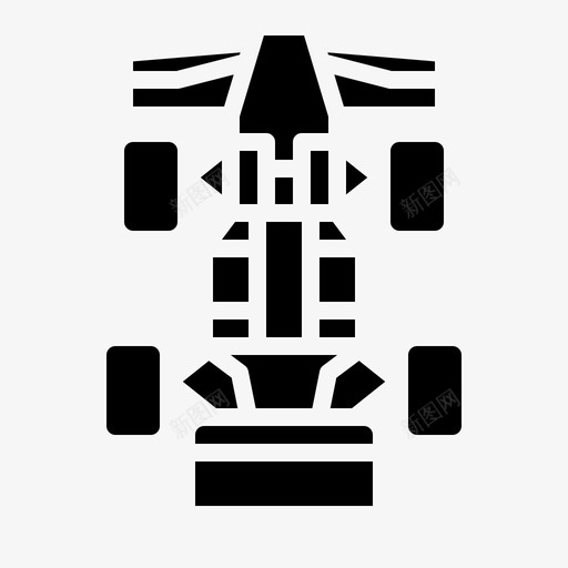 卡丁车比赛赛车svg_新图网 https://ixintu.com 卡丁车 比赛 赛车