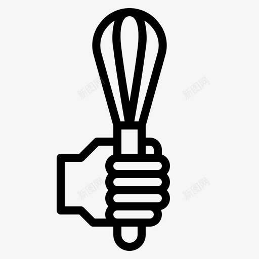 搅拌烹饪手svg_新图网 https://ixintu.com 厨房 工具 搅拌 烹饪 图标