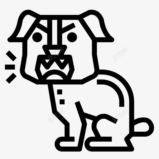 狗叫动物宠物svg_新图网 https://ixintu.com 狗叫 动物 宠物 声音
