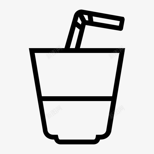 杯子饮料包装svg_新图网 https://ixintu.com 杯子 饮料 包装 吸管
