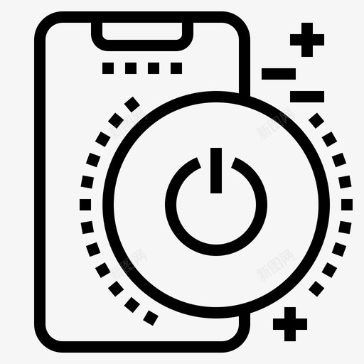 电源手机设备svg_新图网 https://ixintu.com 手机 智能 电源 设备 电子产品