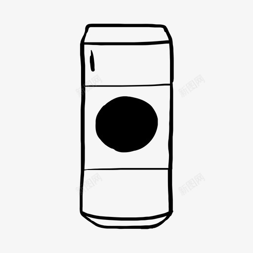 啤酒罐饮料拉制svg_新图网 https://ixintu.com 啤酒 酒罐 饮料 拉制 手工