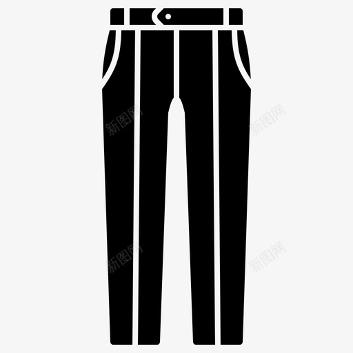 衣服裤子休闲裤svg_新图网 https://ixintu.com 衣服 裤子 休闲裤 条纹 雕文