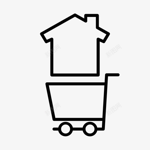 房地产市场商业金融svg_新图网 https://ixintu.com 房地产市场 金融 商业 货币