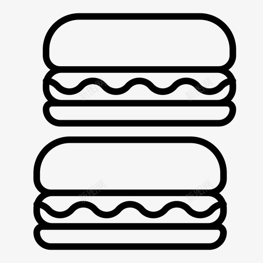 杏仁饼面包房面包svg_新图网 https://ixintu.com 杏仁 面包房 面包 奶油 甜点 美食 中心