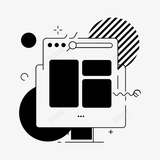 布局计算机页面svg_新图网 https://ixintu.com 网页 布局 计算机 页面 网站