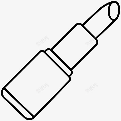 口红美容化妆svg_新图网 https://ixintu.com 口红 美容化妆 哑光 化妆
