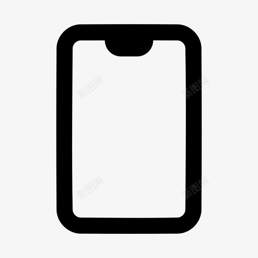 智能手机notch屏幕svg_新图网 https://ixintu.com 智能 手机 屏幕 通信