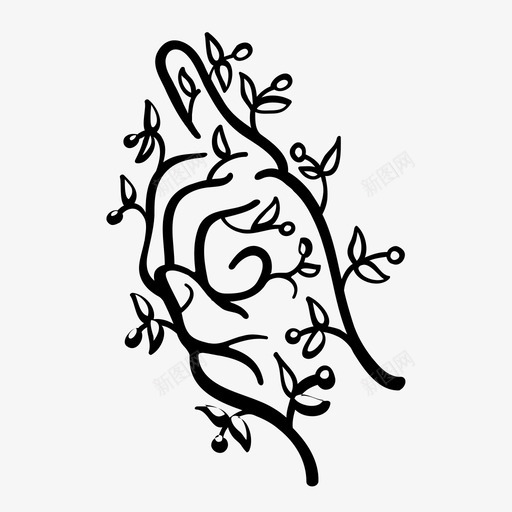自然字母叶子郁郁葱葱svg_新图网 https://ixintu.com 自然 字母 叶子 郁郁葱葱 手语