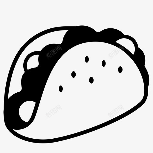 墨西哥玉米卷墨西哥食品玉米饼svg_新图网 https://ixintu.com 墨西哥 玉米 食品 玉米饼 包装 快餐 美味 快乐