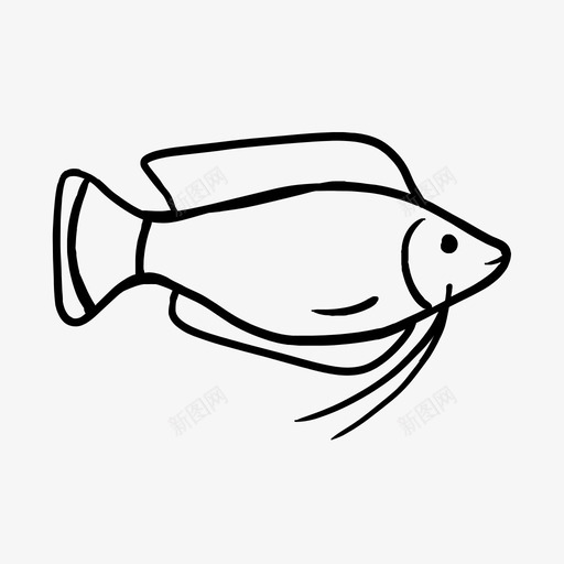 画鱼涂鸦海洋svg_新图网 https://ixintu.com 海洋 画鱼画 涂鸦 海洋生物 手工