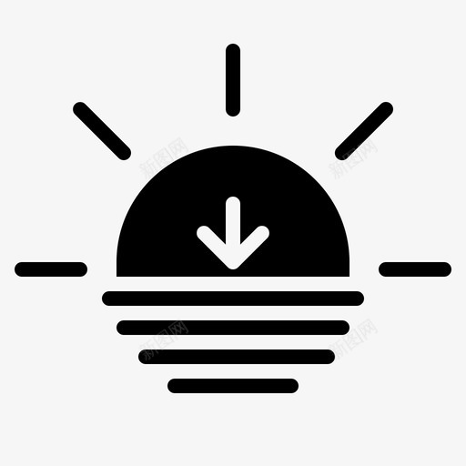 日落白天夜晚svg_新图网 https://ixintu.com 日落 白天 夜晚 天气 稳定