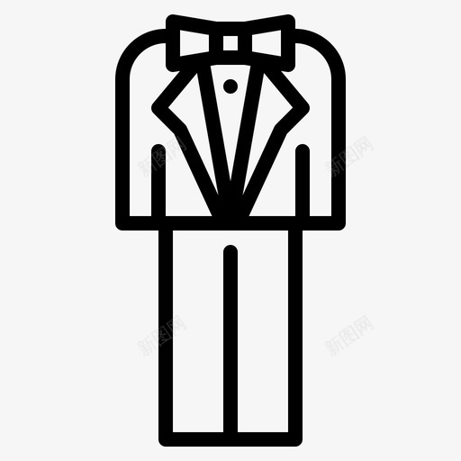 燕尾服男士西装svg_新图网 https://ixintu.com 燕尾服 男士 西装 婚礼
