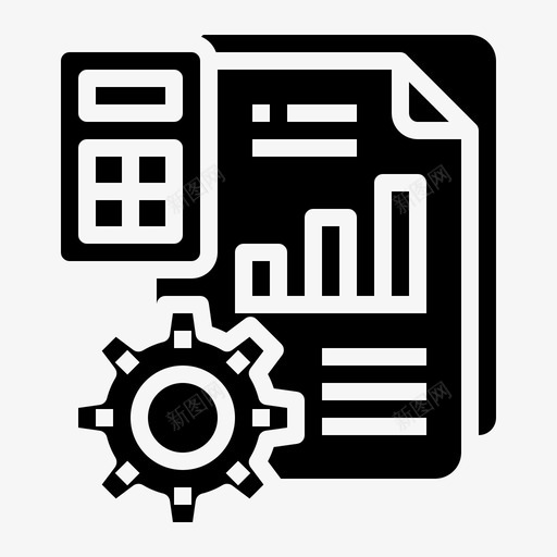 档案会计计算器svg_新图网 https://ixintu.com 档案 会计 计算器 文件 管理 项目管理