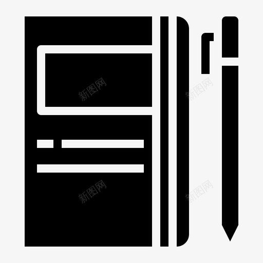 笔记书讲座svg_新图网 https://ixintu.com 学校 笔记 讲座 笔记本