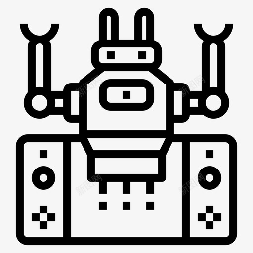 机器人人工智能控制器svg_新图网 https://ixintu.com 机器人 人工智能 控制器 游戏 技术 概论