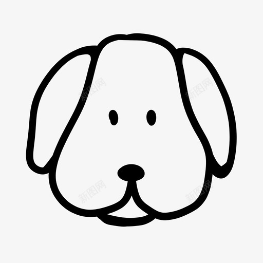 绘图狗动物涂鸦svg_新图网 https://ixintu.com 绘图 动物 涂鸦 小狗 哺乳动物 手绘 图标