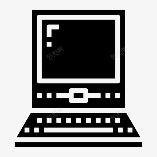 电脑古董硬件svg_新图网 https://ixintu.com 复古 电脑 古董 硬件 技术 设备