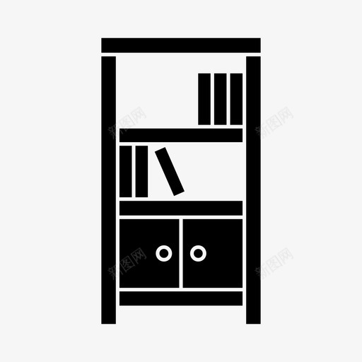 墙上的书架家具家用svg_新图网 https://ixintu.com 墙上 书架 家具 家用 室内