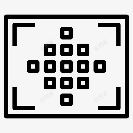 帧点相机媒体svg_新图网 https://ixintu.com 帧点帧 相机 媒体 照片 视频