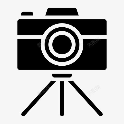 摄影相机爱好svg_新图网 https://ixintu.com 摄影 相机 爱好 三脚架 旅行