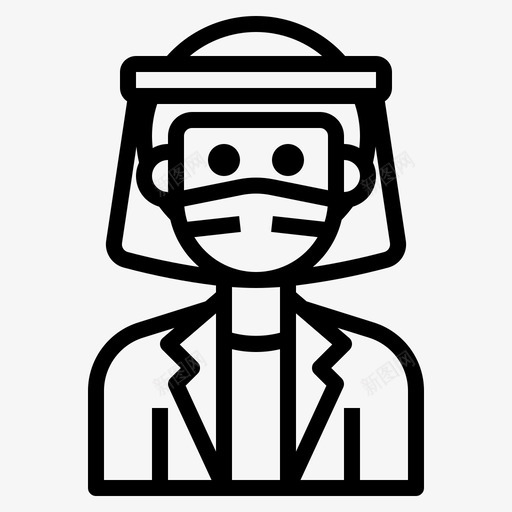 头像男人面具svg_新图网 https://ixintu.com 头像 像男人 面具 胡子 个人资料 面罩 轮廓