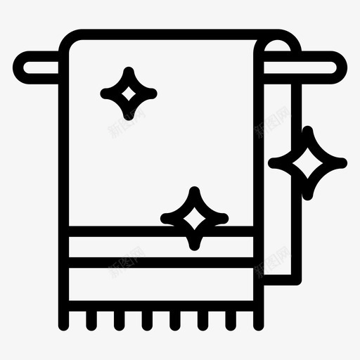 清洁毛巾衣架洗衣房svg_新图网 https://ixintu.com 清洁 毛巾 洗衣房 衣架
