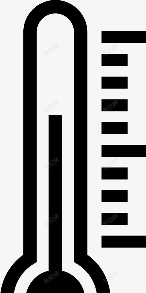 温度计热量量度器svg_新图网 https://ixintu.com 温度计 热量 量度 温度 天气