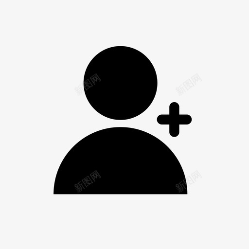 添加个人资料人员社交svg_新图网 https://ixintu.com 添加 个人资料 人员 社交 用户