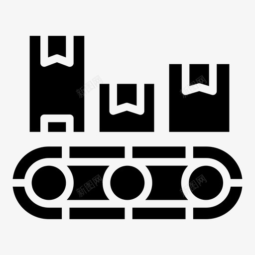 皮带运输机物流机器svg_新图网 https://ixintu.com 皮带 运输机 物流 机器 运输 图示