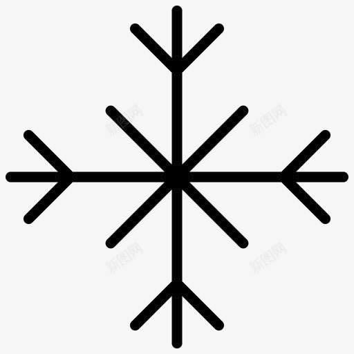 雪雪花下雪svg_新图网 https://ixintu.com 旅行 雪花 下雪 天气 冬天 假日