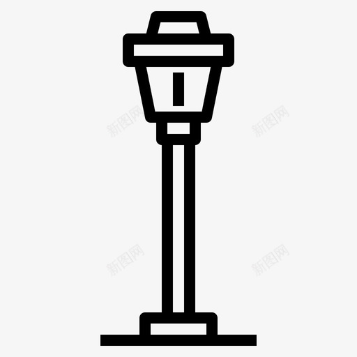 夜灯路灯城市元素轮廓svg_新图网 https://ixintu.com 路灯 夜灯夜 城市 元素 轮廓